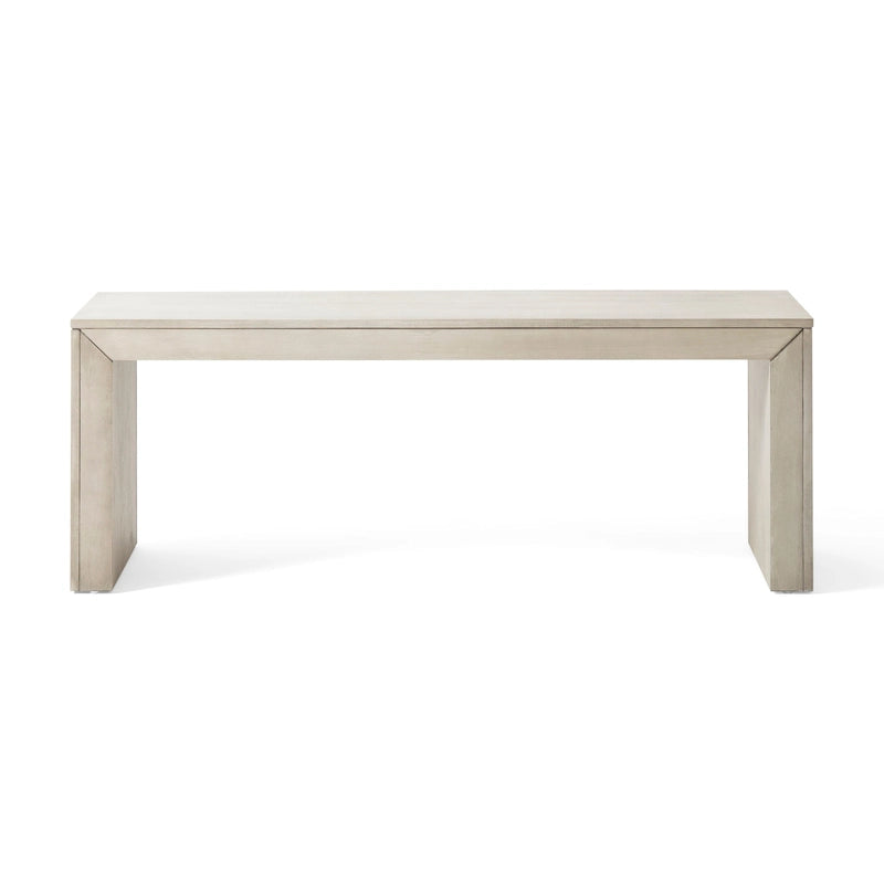 Farmhouse Acacia Wood Dining Bench in Black or Light Gray Oak