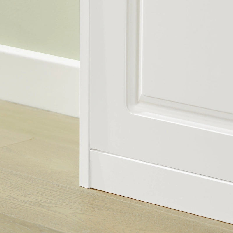 3-Drawer Flip-Door Shoe Cabinet with Top Storage Shelf White