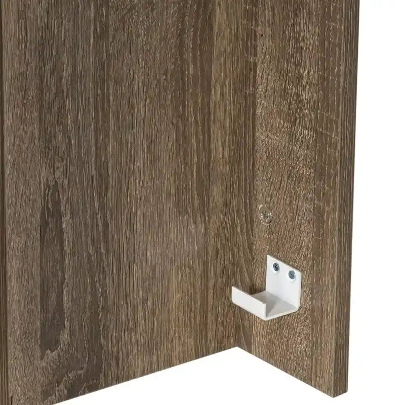 White Extendable Console Dining Table Chipboard MDF Elegant Modern