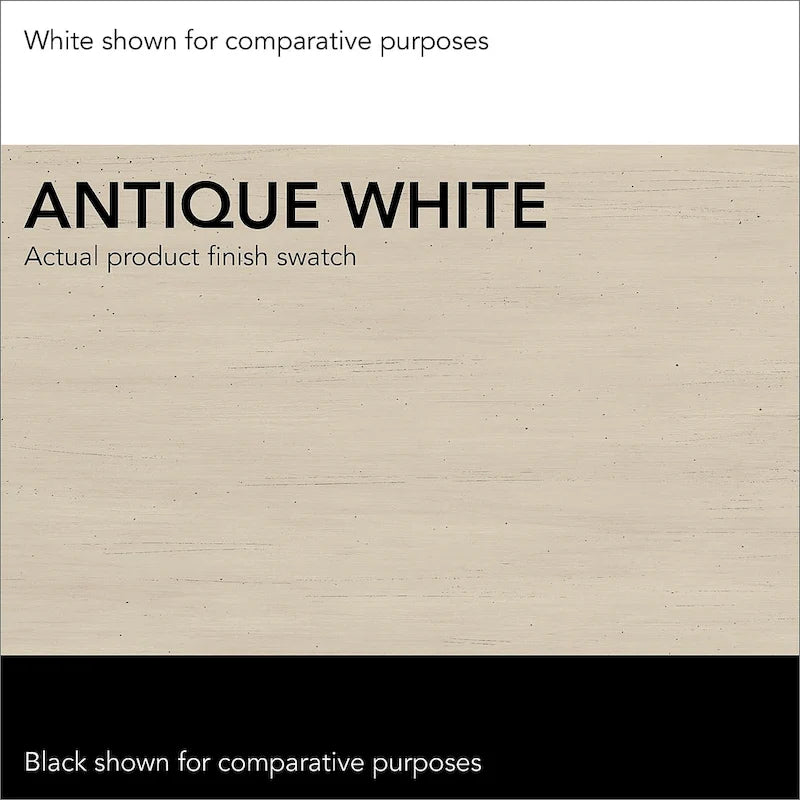 Scrivania angolare da 55" con armadietto contenitore, stile Mission, bianco antico, grigio e nero