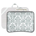 Floral Pattern Lap Desk with Phone Holder and Microbead Cushion Portable