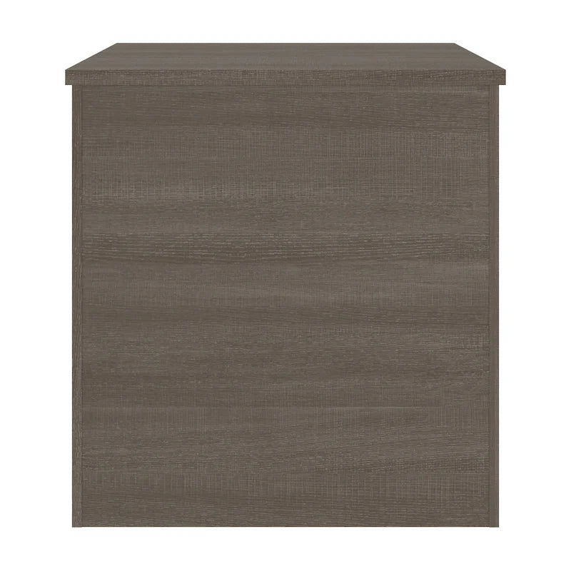 29W 2-Drawer Lateral File Cabinet with Lock Gray Wood Finish