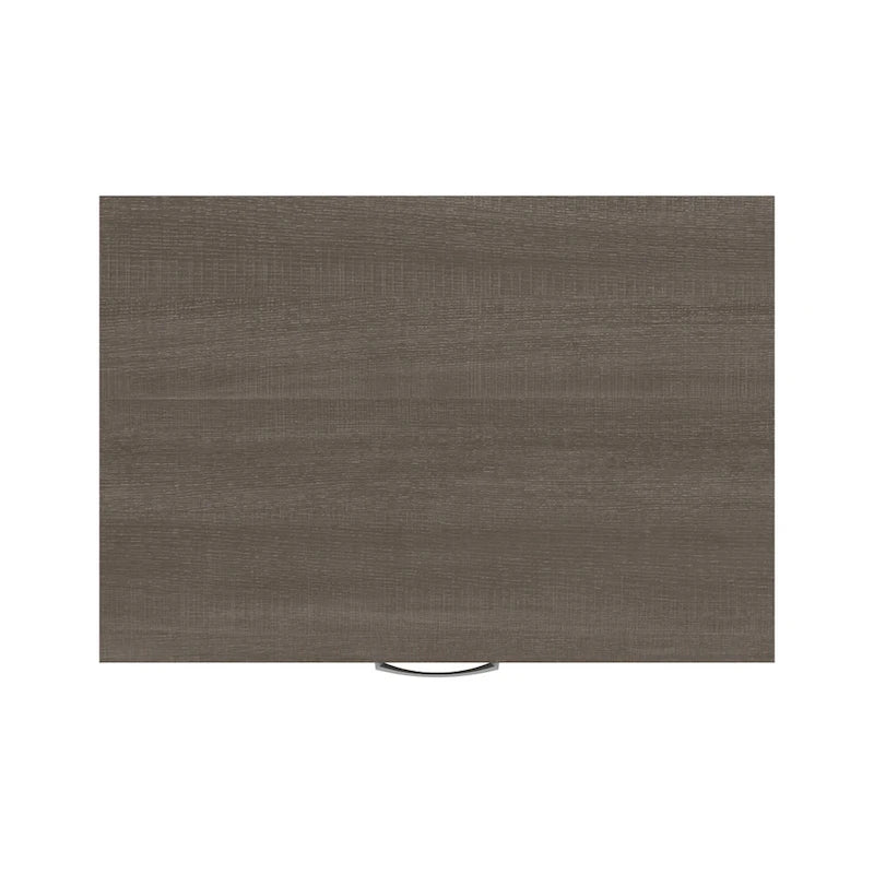 29W 2-Drawer Lateral File Cabinet with Lock Gray Wood Finish