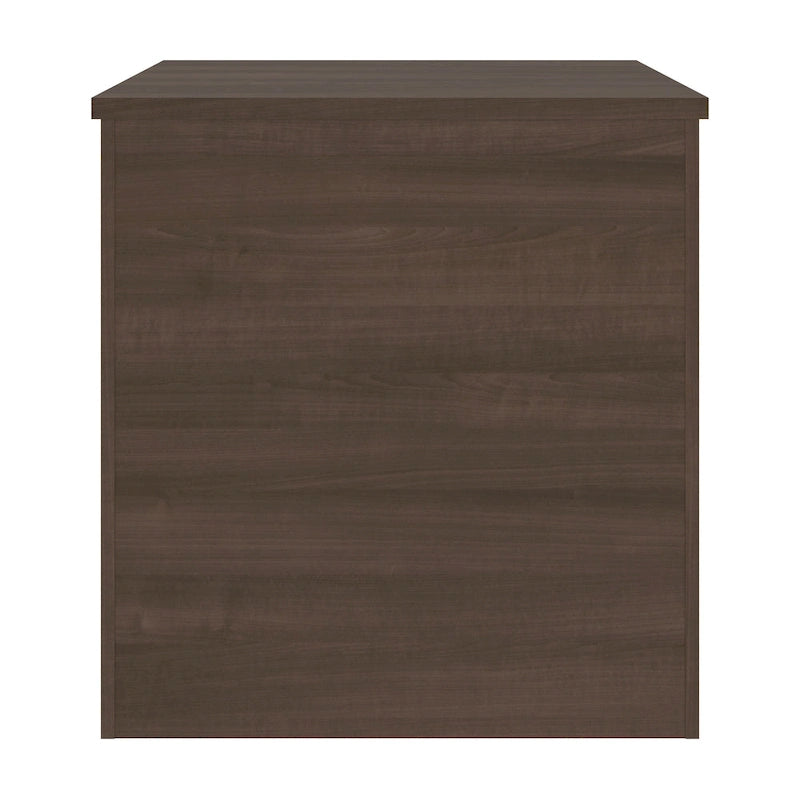 29W 2-Drawer Lateral File Cabinet with Lock Gray Wood Finish