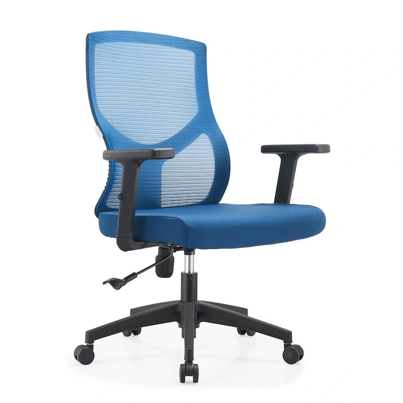 Mid-Back Ergonomic Mesh Office Chair with Adjustable Height and Swivel