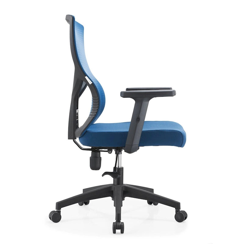Mid-Back Ergonomic Mesh Office Chair with Adjustable Height and Swivel