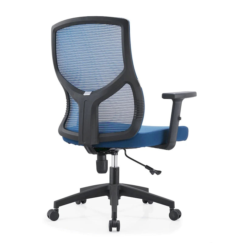 Mid-Back Ergonomic Mesh Office Chair with Adjustable Height and Swivel