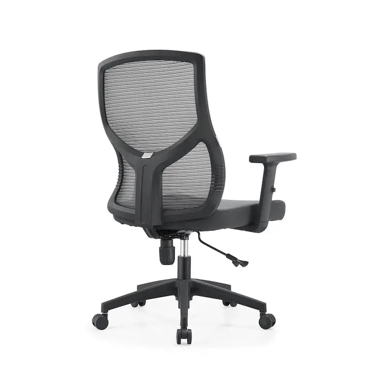 Mid-Back Ergonomic Mesh Office Chair with Adjustable Height and Swivel